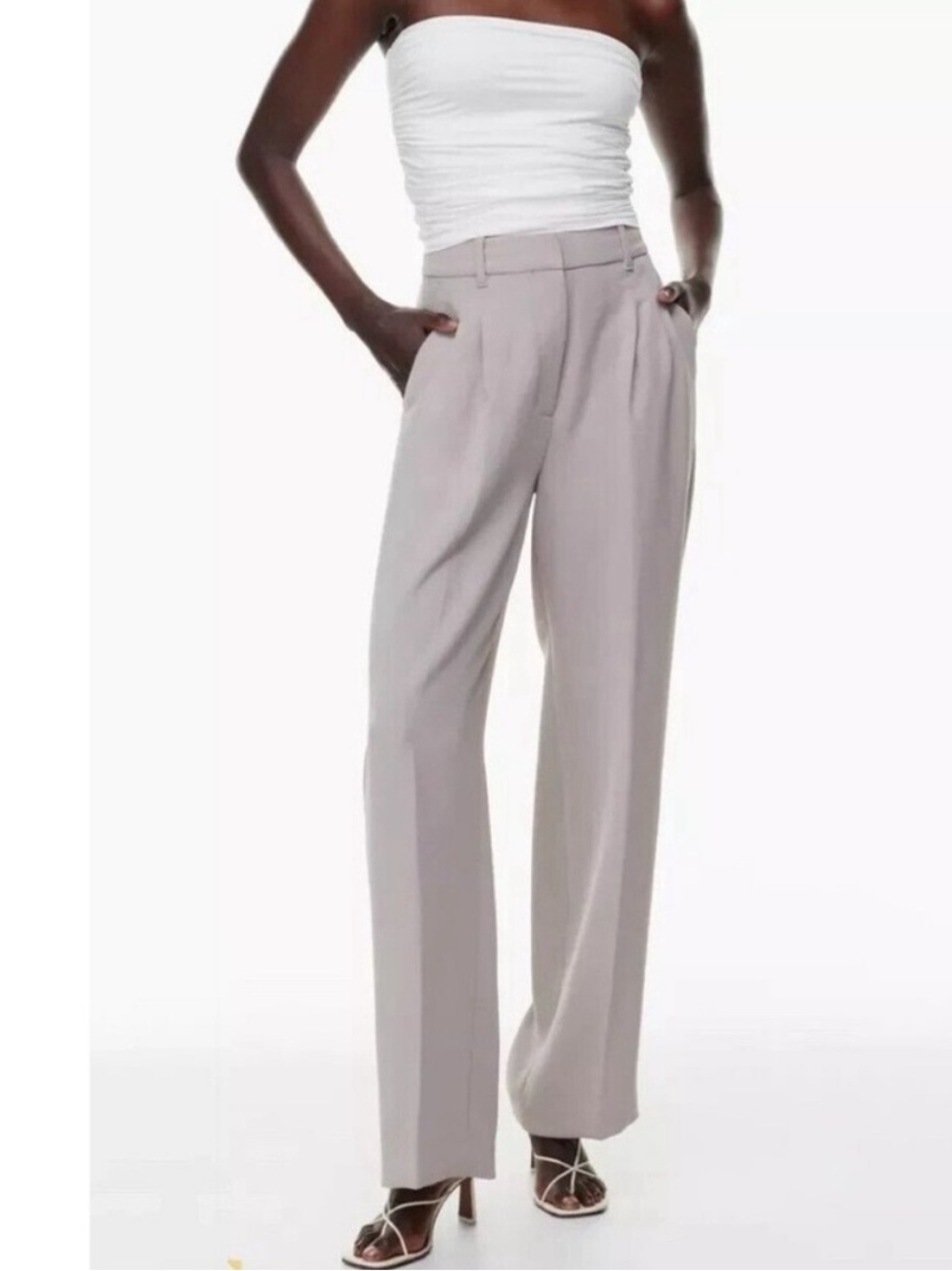 Wilfred The Effortless Pant crevette lavender lilac Trousers, size 00